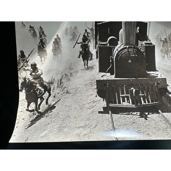 Vintage 1959 North West Frontier Movie Train Under Attack Still Photo - Picture 5 of 13